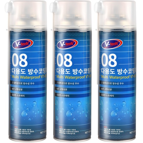 방수스프레이 - Vtech 다용도 방수 코팅제 550ml, 3개