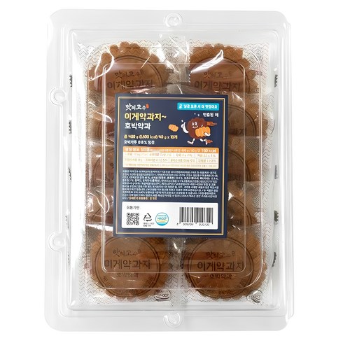 약과 - 맛의고수 이게약과지 호박약과 40gx10개, 400g, 1개