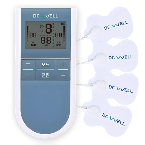 전기자극기 - 닥터웰 듀얼 저주파 마사지기 DR-470, 혼합색상