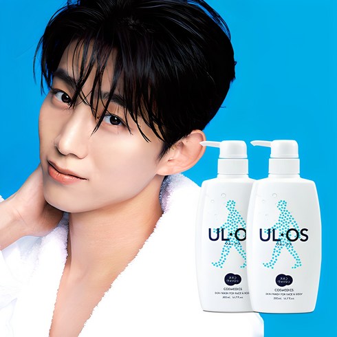 남자바디워시 - 우르오스 스킨 워시 500ml x 2개 (바디클렌저) 클렌징폼/젤/비누