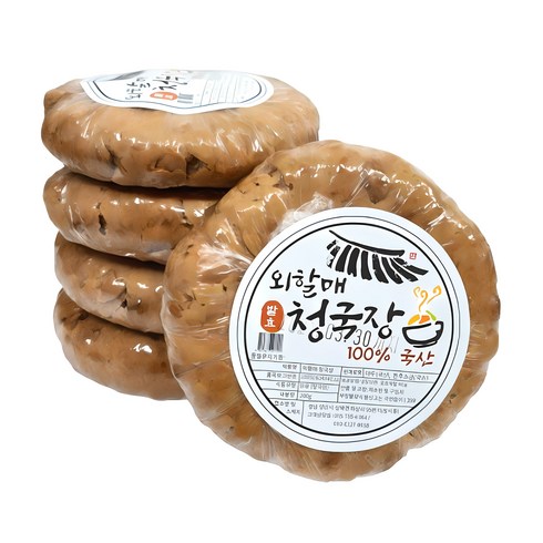 청국장이야기 - 발효식품전문 [길전통식품] 외할매 청국장, 200g, 5개