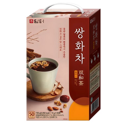 쌍화차 - 담터 쌍화차 플러스, 15g, 50개입, 1개