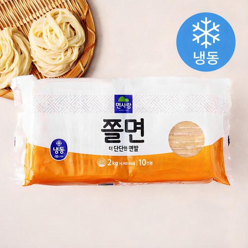 면사랑쫄면 - 면사랑 쫄면 (냉동), 2kg, 1개