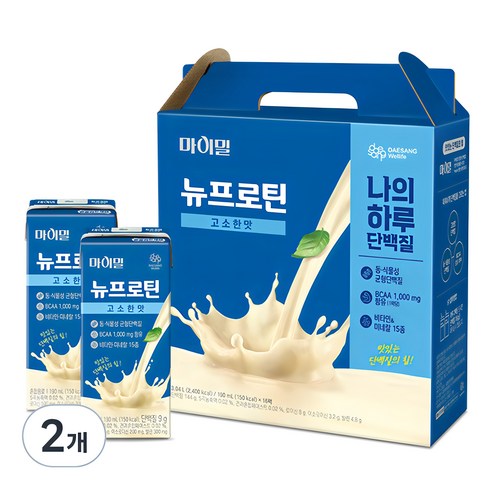 마이밀프로틴 - 마이밀 뉴프로틴 고소한맛, 190ml, 32개