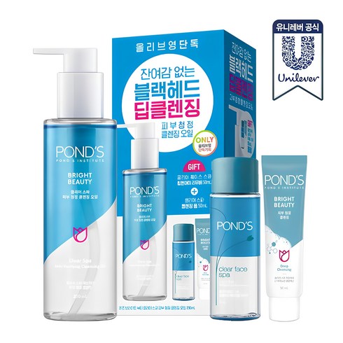 폰즈클렌징오일 - [폰즈] 오일 기획세트 (클렌징오일 200ml+폼 50ml+리무버 50ml), 1개