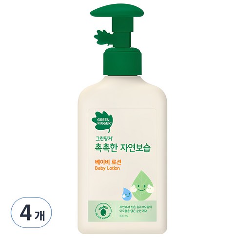 그린핑거베이비로션 - 그린핑거 촉촉한 자연보습 베이비 로션, 320ml, 4개