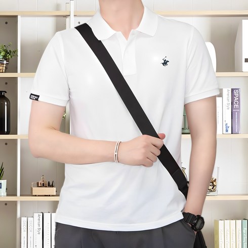폴로 클럽 베이직 반팔 카라 티셔츠 커플 PK 남녀공용 BP-1027