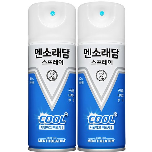 맨소래담 - 멘소래담 쿨 스프레이 파스 에스 180ml, 1개입, 2개