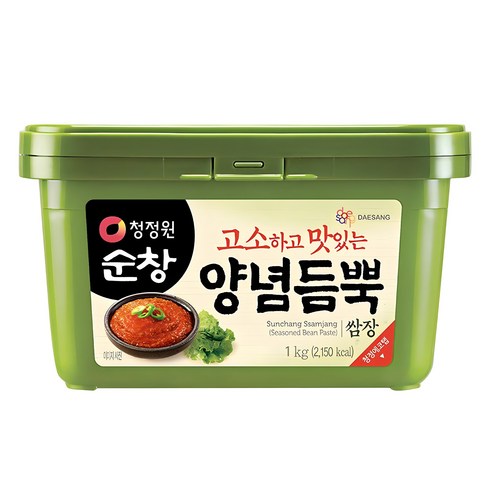 쌈장 - 청정원순창 양념듬뿍 쌈장, 1kg, 1개