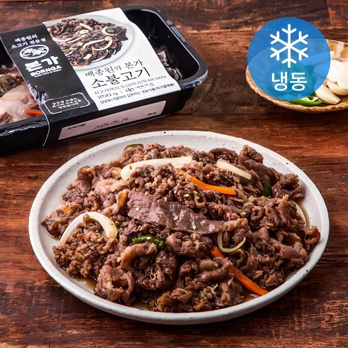 소불고기밀키트 - 백종원의 본가 소불고기 (냉동), 250g, 1개