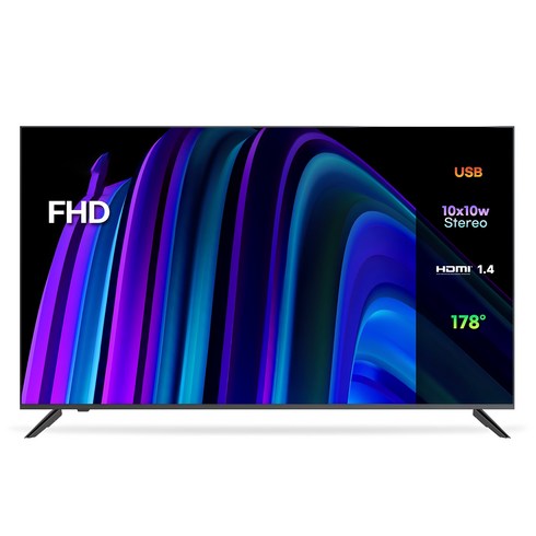 tv - 이노스 FHD LED 프리미엄 TV, 109cm(43인치), E4301FC, 스탠드형, 고객직접설치