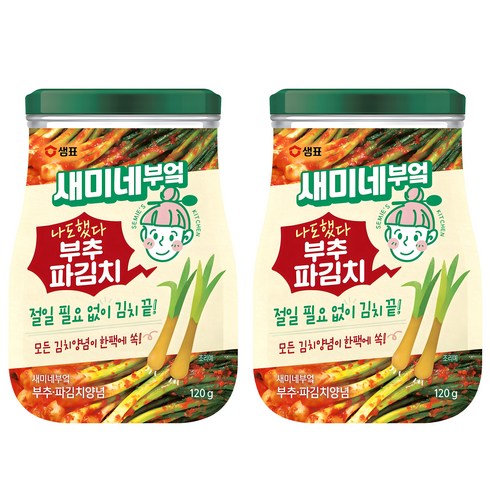 세미네부엌 - 새미네부엌 부추 파김치 양념, 120g, 2개