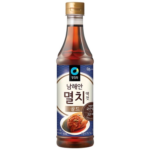 청정원멸치액젓 - 청정원 남해안 멸치액젓 골드, 1kg, 1개