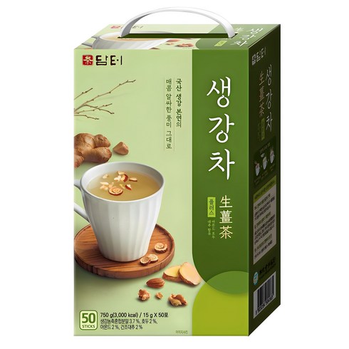 국산리스차 - 담터 생강차 플러스, 15g, 50개입, 1개