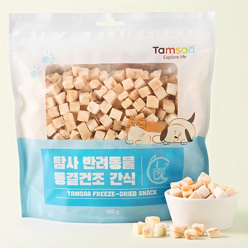 트릿 - 탐사 반려동물 동결건조 간식, 북어, 120g, 1개