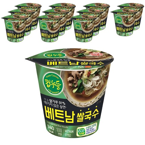 베트남쌀국수컵라면 - 오뚜기 컵누들 베트남 쌀국수, 47g, 12개