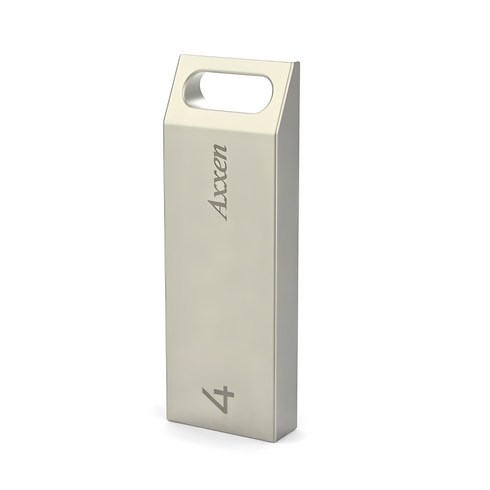 액센 U26 메탈블럭형 USB메모리 U26, 4GB, 1개