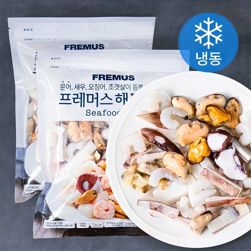 해물모듬 - 프레머스 해물모둠 (냉동), 600g, 2개