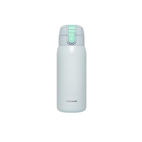 유아보온물병 - 락앤락 스쿨핏 코튼캔디 원터치 텀블러, 블루, 370ml, 1개