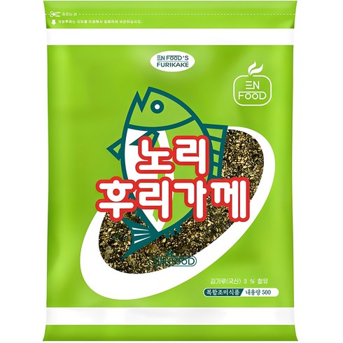 후리카게 - 이엔푸드 노리풍 후리가께, 500g, 1개