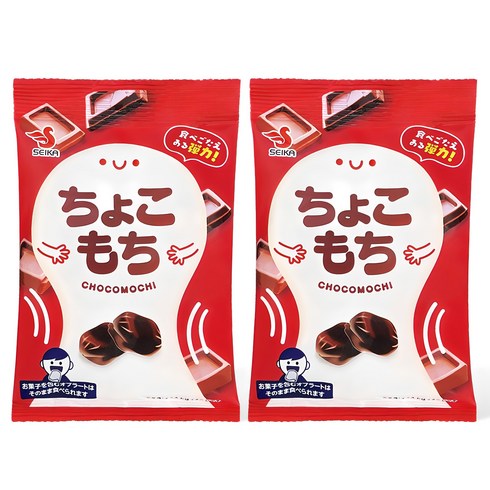 일본간식 - 세이카 초코 모찌 카라멜, 35g, 2개