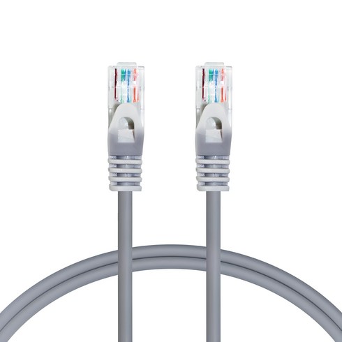 랜선케이블 - AVIVE 고급형 UTP 10m CAT6 랜선 케이블, GREY, 1개