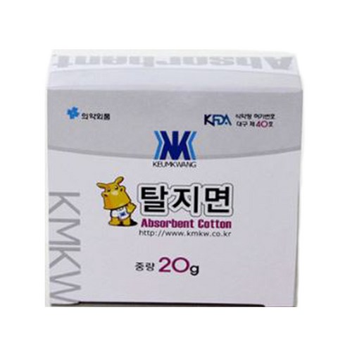 탈지면 20g, 1개입, 1개