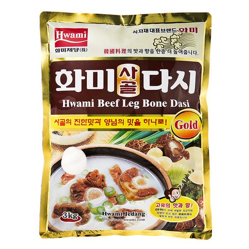 화미제당 사골 다시 골드, 3kg, 1개