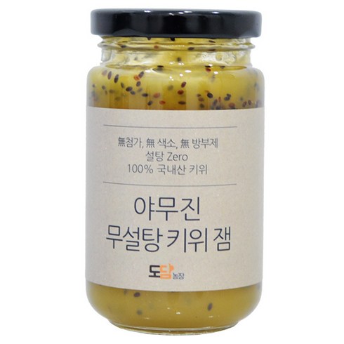 야무진 무설탕 키위잼, 250g, 1개