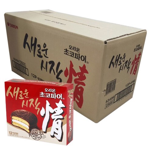 과자오리온판매 - 오리온 초코파이, 468g, 8개