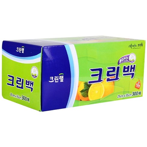 크린랲 크린백 25 x 35 cm, 중(M), 300매입, 1개입