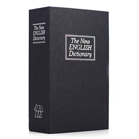 아리코 비밀 책 딕셔너리열쇠형 금고, 블랙