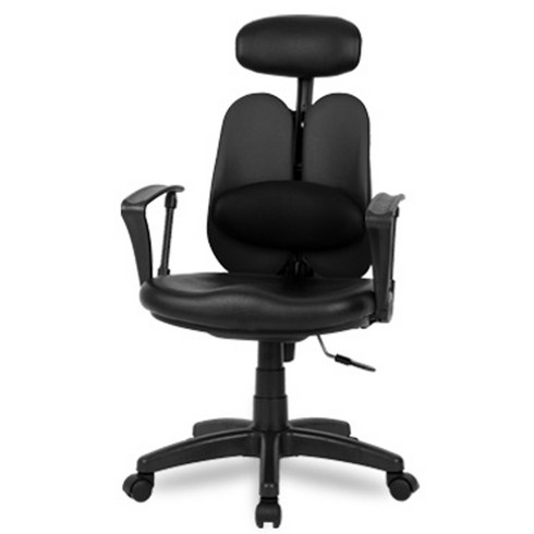 체어포커스 피플DW 고급대요추헤더형 올메쉬 사무용의자, 블랙