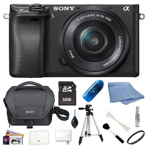 소니a6300 - 소니 A6300 미러리스, 블랙, 05.소니 미러리스 디카 A6300 16-50 KIT+32GB+소니가방+상각대 외