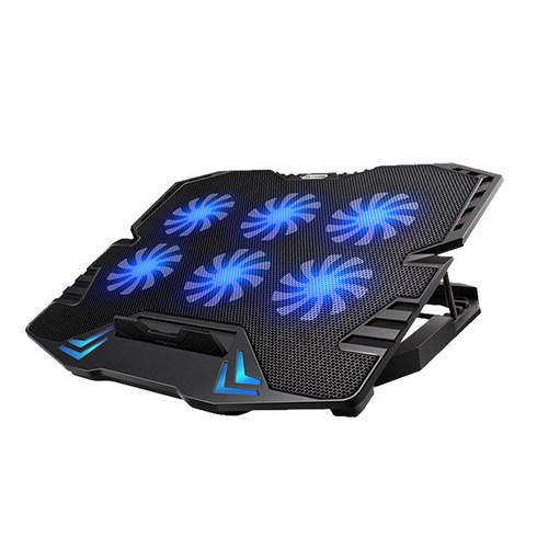 시스템게이트 얼리봇 Gaming Notebook Cooling Pad 태풍K8, 블랙, 1개