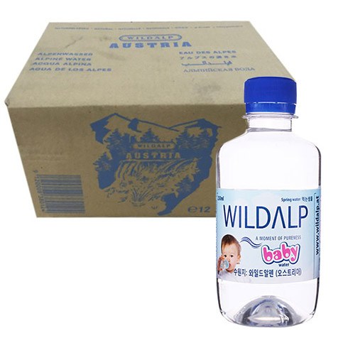 와일드알프 베이비워터, 250ml, 12개