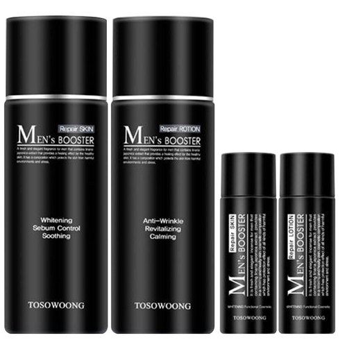 토소웅 맨즈부스터 2종 세트, 스킨 150 ml, 30 ml + 로션 150 ml, 30 ml, 1세트