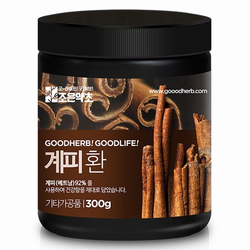 조은약초 프리미엄 계피환, 1개, 300g