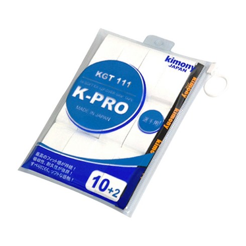 키모니 하이 소프트 EX 오버그립 KGT111 12p, 화이트, 1개