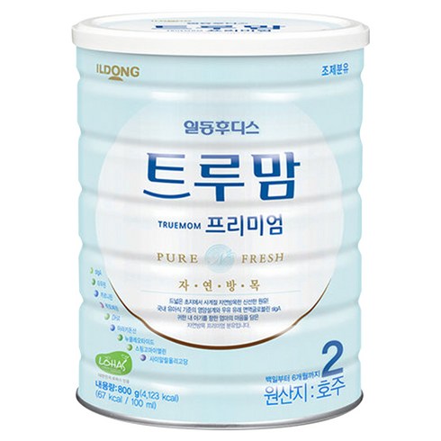 트루맘 프리미엄 분유 2단계, 800g, 1개