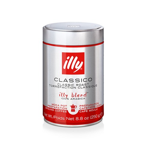 일리 클라시코 모카 분쇄 커피, 모카포트, 250g, 1개