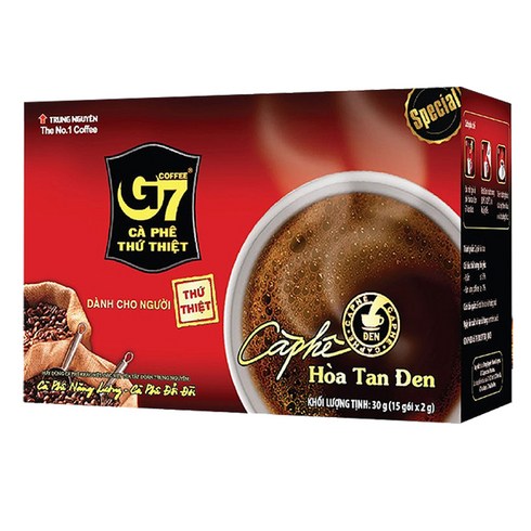 G7 블랙인스턴트 내수용 30g, 15개, 15개입, 1개