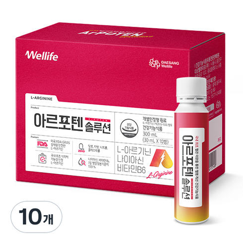 아르포텐 - 대상웰라이프 아르포텐 솔루션 10p, 300ml, 10개