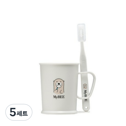 마이비 사탕수수로 만든 키즈 양치컵 세트, 5세트
