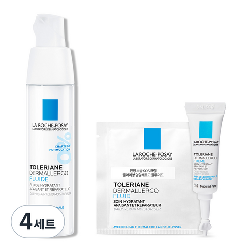 라로슈포제 똘러리앙 덤알레르고 플루이드 크림 40ml + 똘러리앙 덤알레르고크림2ml + 똘러리앙 덤알레르고플루이드1.5ml, 4세트