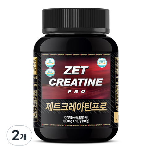 제트리션 제트크레아틴프로 1000mg, 180정, 2개
