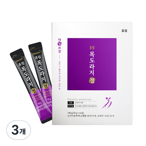 다정보감 목도라지정 15p, 150g, 3개