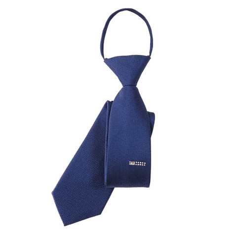 엠스코프 스와로브스키 큐빅 원포인트 지퍼 넥타이