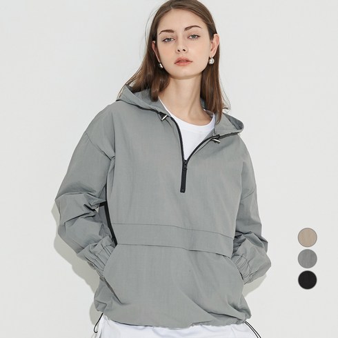 2023년 가성비 최고 여성아노락 - AFINAR 나일론 후드 아노락