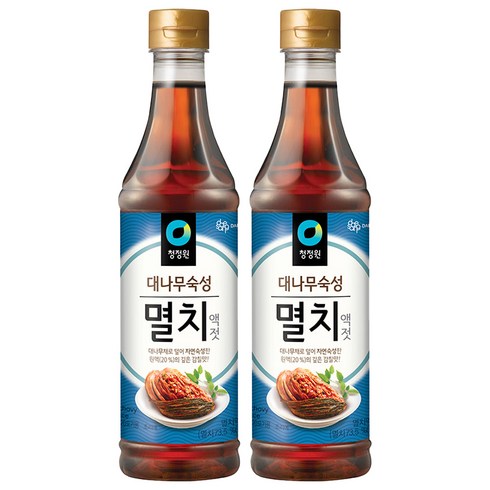 청정원 멸치액젓, 1kg, 2개